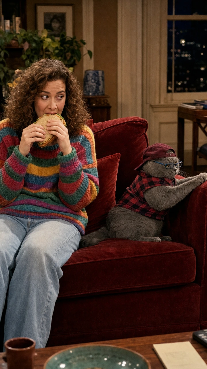 90s Sitcom Nostalgia Video Generator AI photo example 2 created with imageat