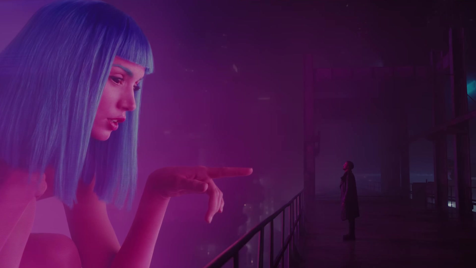 Blade Runner Hologram AI Video AI photo example 3 created with imageat