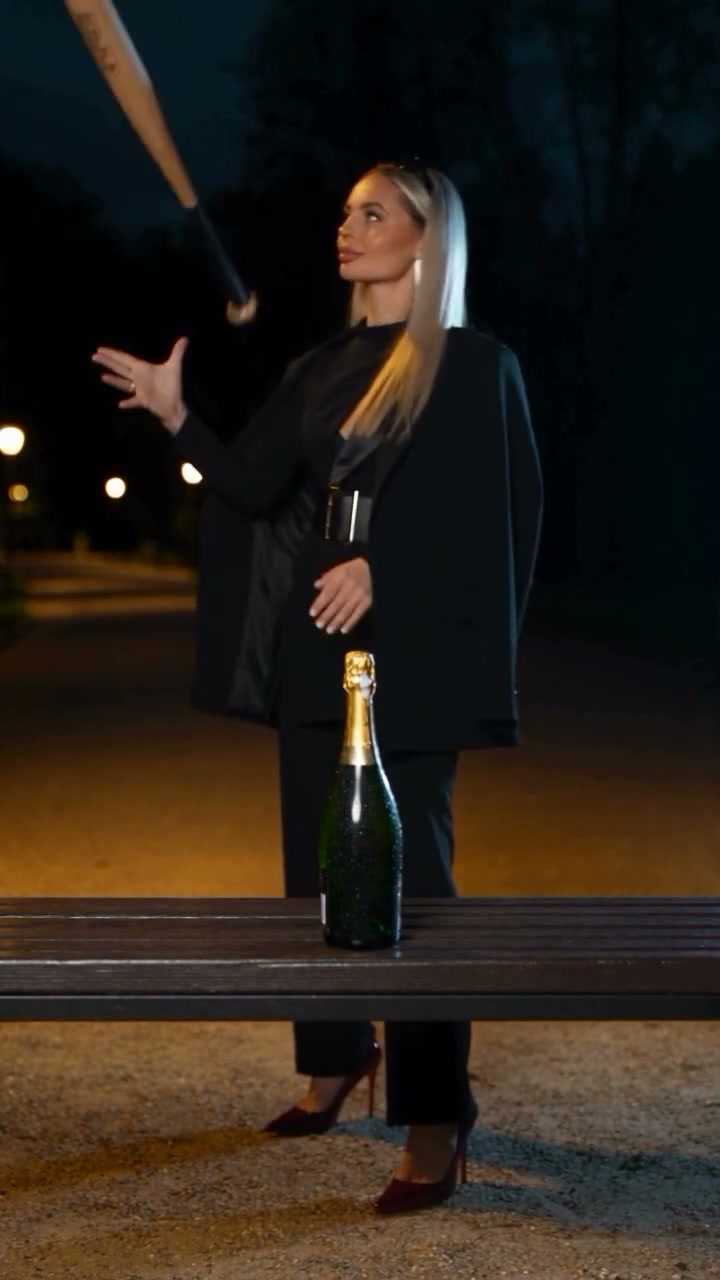 Champagne Smash Celebration AI Video AI photo example 2 created with imageat