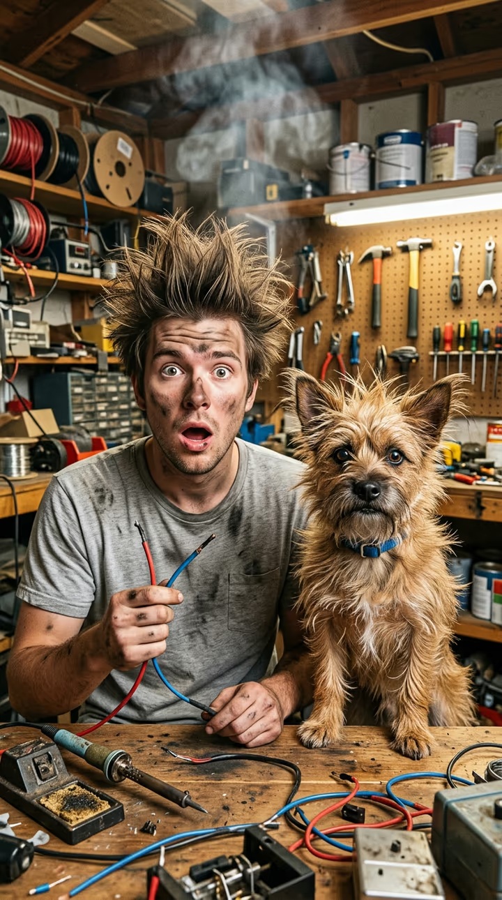 Electric Shock Pet Filter illustrative style example