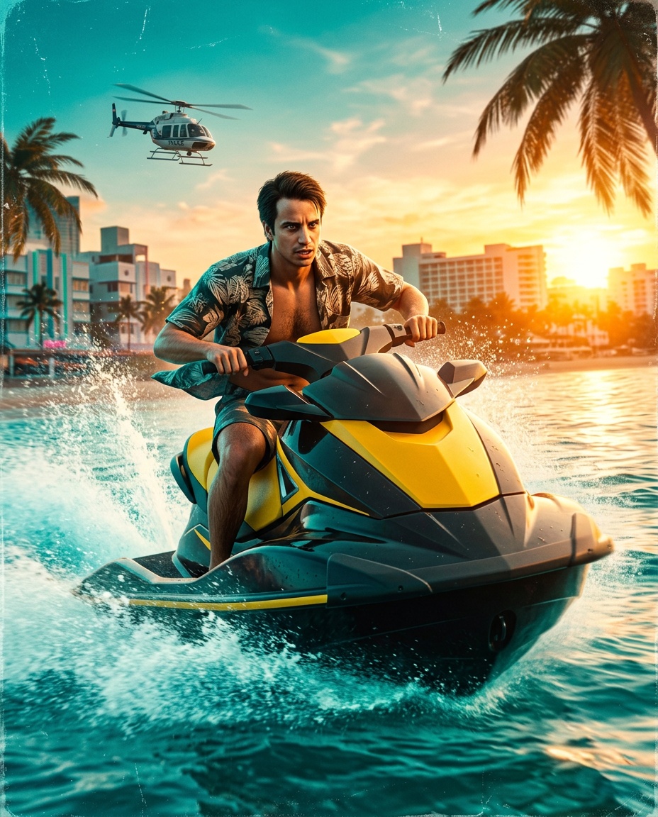 GTA 6 Style AI Photo Generator example 3