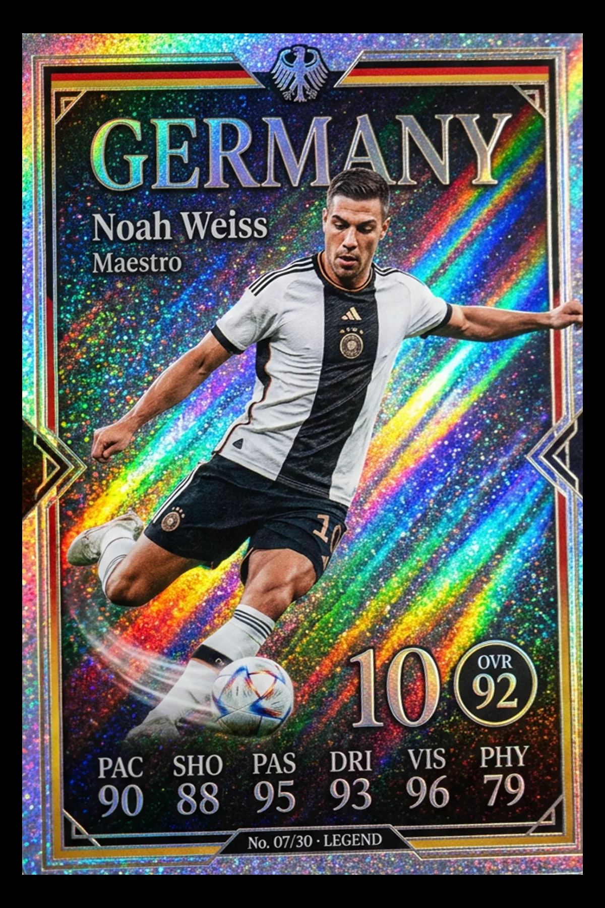 World Cup 2026 3D Trading Card Generator AI photo example 4 created with imageat