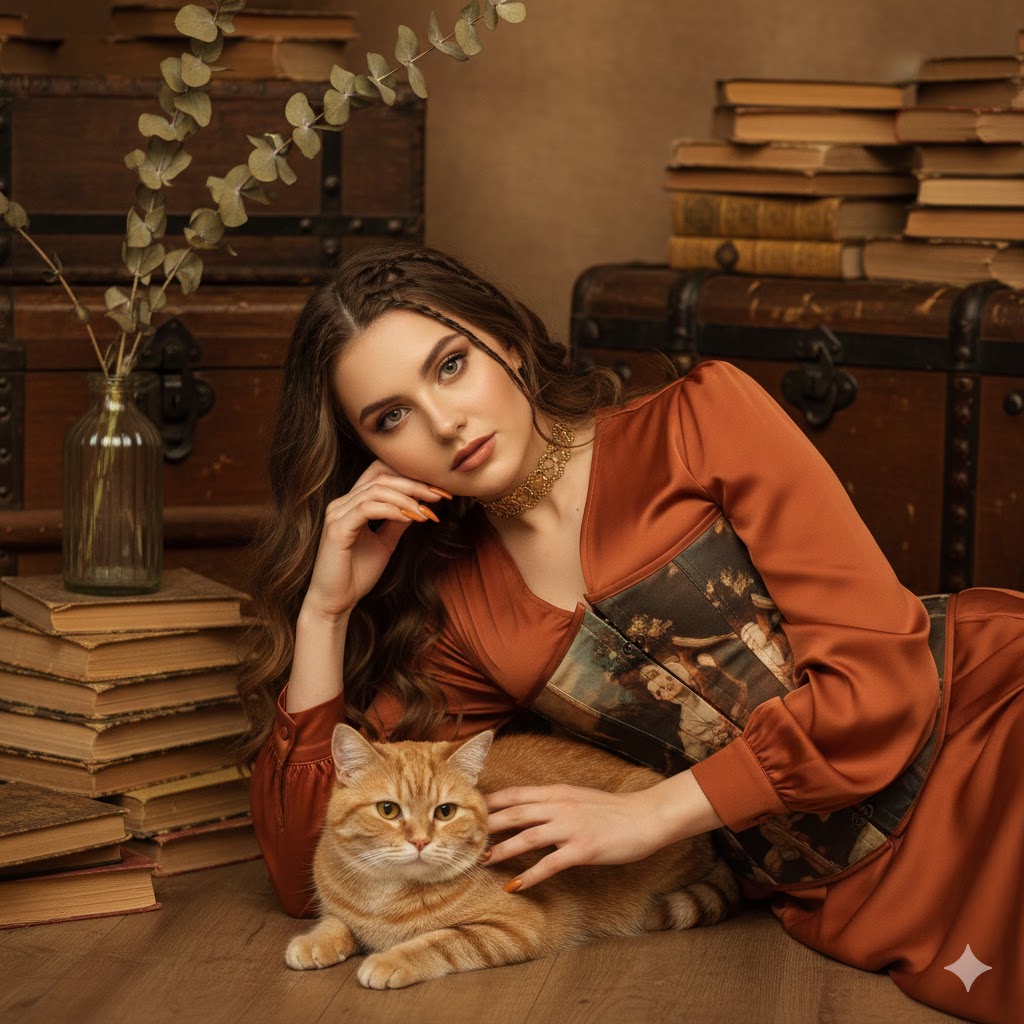 Example image 1 for , pose : reclining on her side, head supported by one hand,...